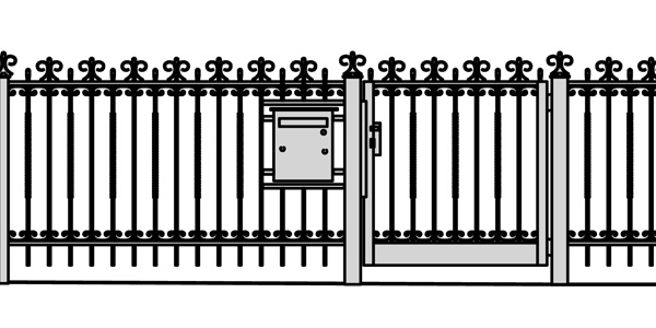 Schmiedezaun S25