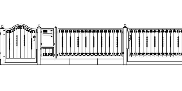 Schmiedezaun S33